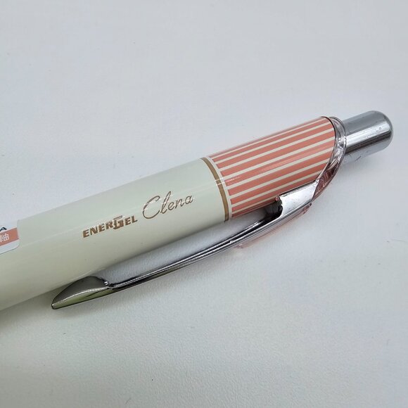Pentel Energel Clena - 0.3 | Classic Pink Stripe Body + Black Ink | Lot of 2 - Picture 2 of 6